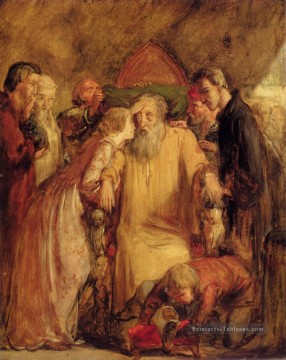  lit Tableaux - Lear And Cordelia préraphaélite John Everett Millais